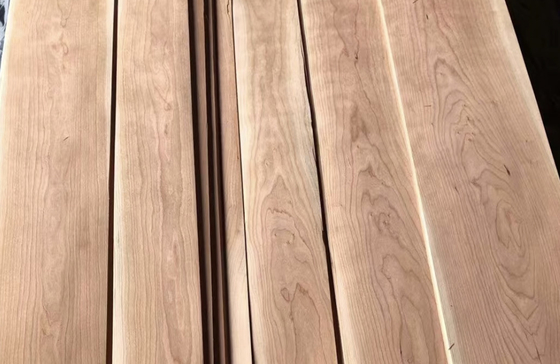 Veneer di ciliegio naturale Veneer di legno reale per la produzione di mobili